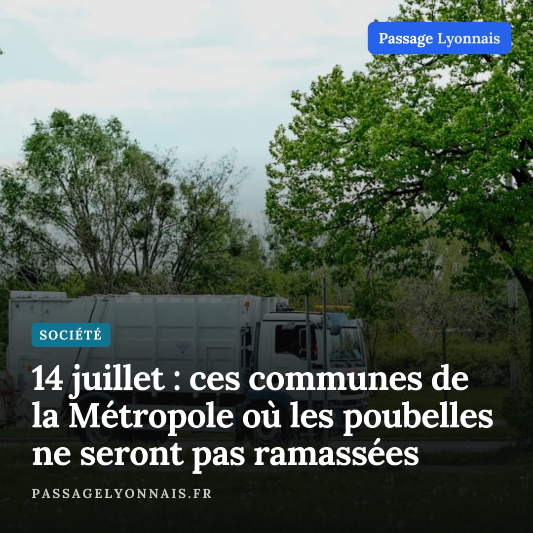 14 juillet : ces communes de la Métropole où les poubelles ne seront pas ramassées