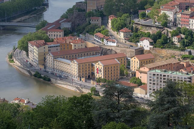 Depuis le toit de la basilique Notre-Dame de Fourvière.