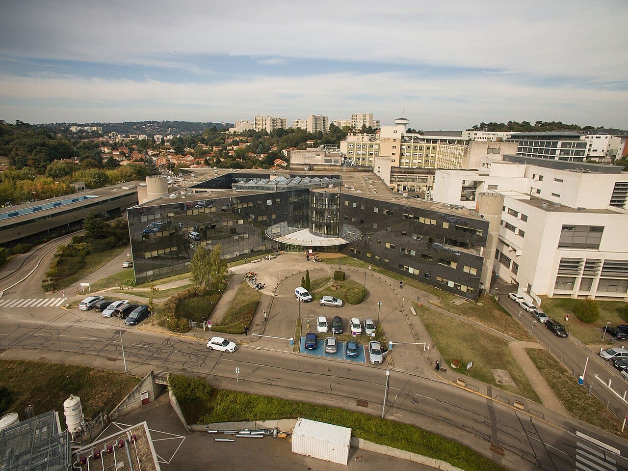 Vue de l'hôpital Lyon Sud