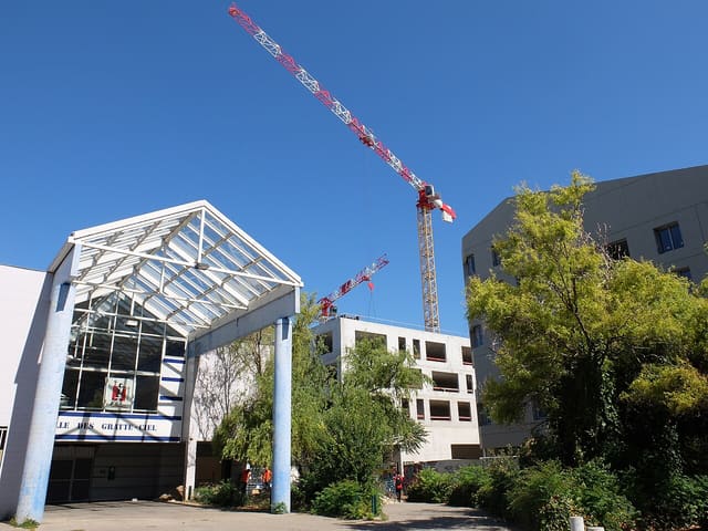 La salle des Gratte Ciel et les travaux de la ZAC Gratte Ciel à Villeurbanne