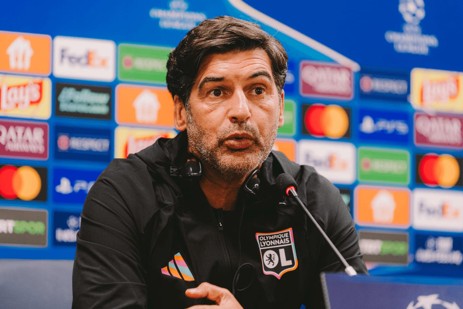 Paulo Fonseca en conférence de presse avant le barrage aller de Ligue des champions face à Fenerbahçe