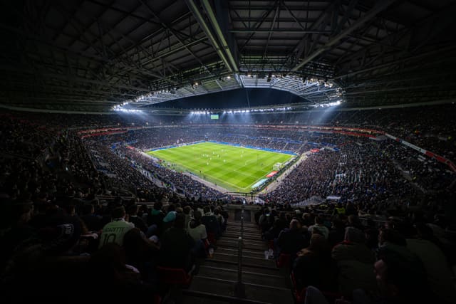 Le Groupama Stadium, à Décines-Charpieu, qui accueillera la finale de l'UEFA Women's Champions League 2028