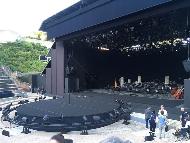 scène Nuits de Fourvière 2018 pour le spectacle Le sacre du printemps, Compagnie Circa, Orchestre National de Lyon - le 29 à 21h30 au Grand Théâtre