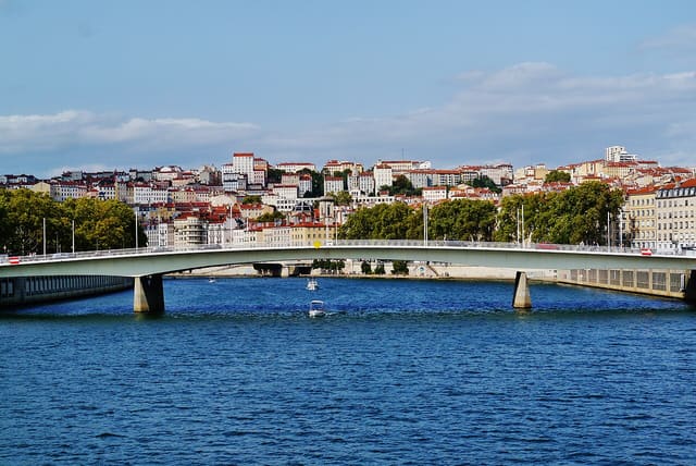 Alphonse Juin Bridge, Lyon, Metropolitan Region of Lyon, Region of Rhône-Alpes, France