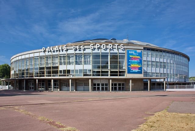 Palais des sports de Gerland Built: 1962. Architects: Louis Weckerlin, Charles Delfante, Paul Guillot.