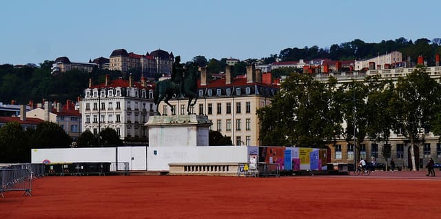 Place Bellecour à Lyon