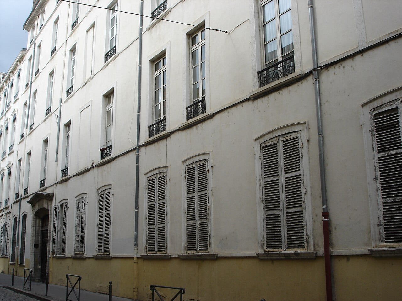 Façade du 25 rue Sala à Lyon en France.